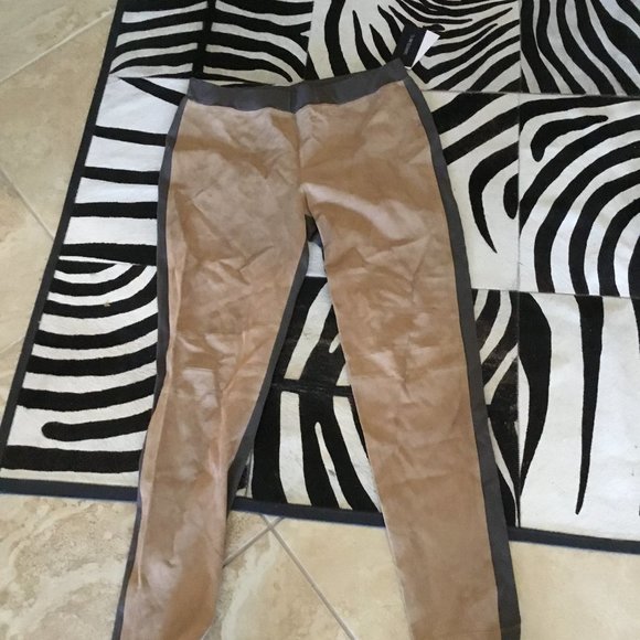 Lafayette 148 New YorkStretchsuede leggings size XL New